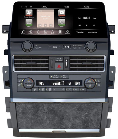 Монитор на Android для Nissan Patrol (2010-2021) - экран 12.3" - RDL-Patrol wireless charge 